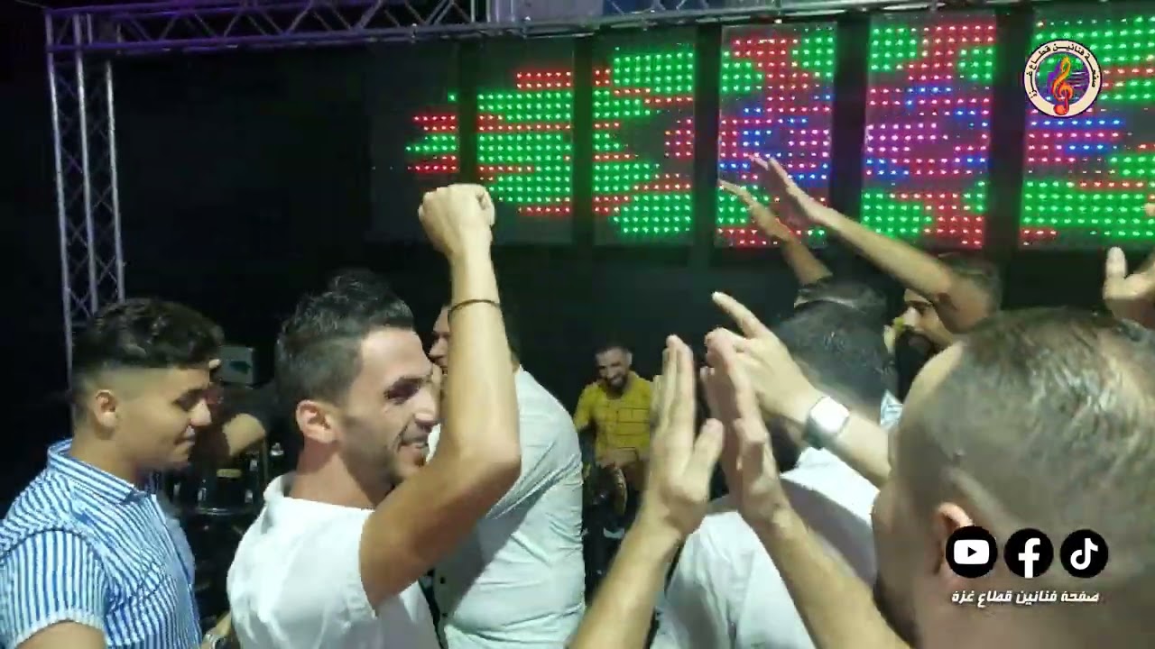 مليونية رجل الاعمال ماجد العجلة فرحة العريس الغالي مامون الفنان سامي الحرازين الجزء الثاني