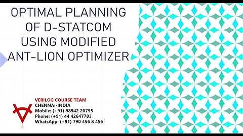 OPTIMAL PLANNING OF D STATCOM USING MODIFIED ANT LION OPTIMIZER