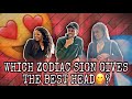 WHICH ZODIAC SIGN GIVES THE BEST HEAD😋?”WHO KNOWS 😘” PUBLIC INTERVIEW