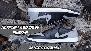 NIKE AIR JORDAN 1 RETRO LOW OG “SHADOW” (2024) - UNBOXING, REVIEW + ON FOOT!