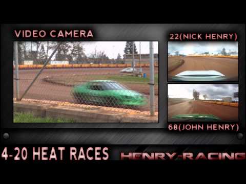 4-20 Heat Races Video Camera Sunset Speedway Banks OR