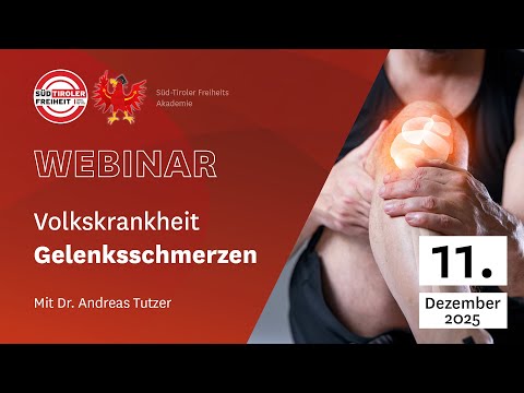 Webinar: Volkskrankheit Gelenksschmerzen