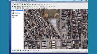 Urban Design for Planners 8: Parking and Traffic -  QGIS and Google Earth Indentifying Parking Lots