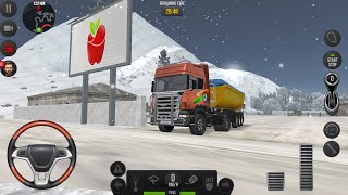 Truck Simulator 2018 Europe Level 34 Food Restaurant Completed FHD iOS Gameplay screenshot 2