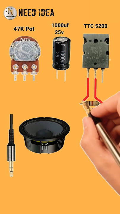 How to make a speaker / amplifier at home #amplifier #speaker