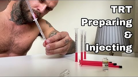 How To Inject Testosterone for TRT (Testosterone Replacement Therapy) | Backloading Insulin Syringes