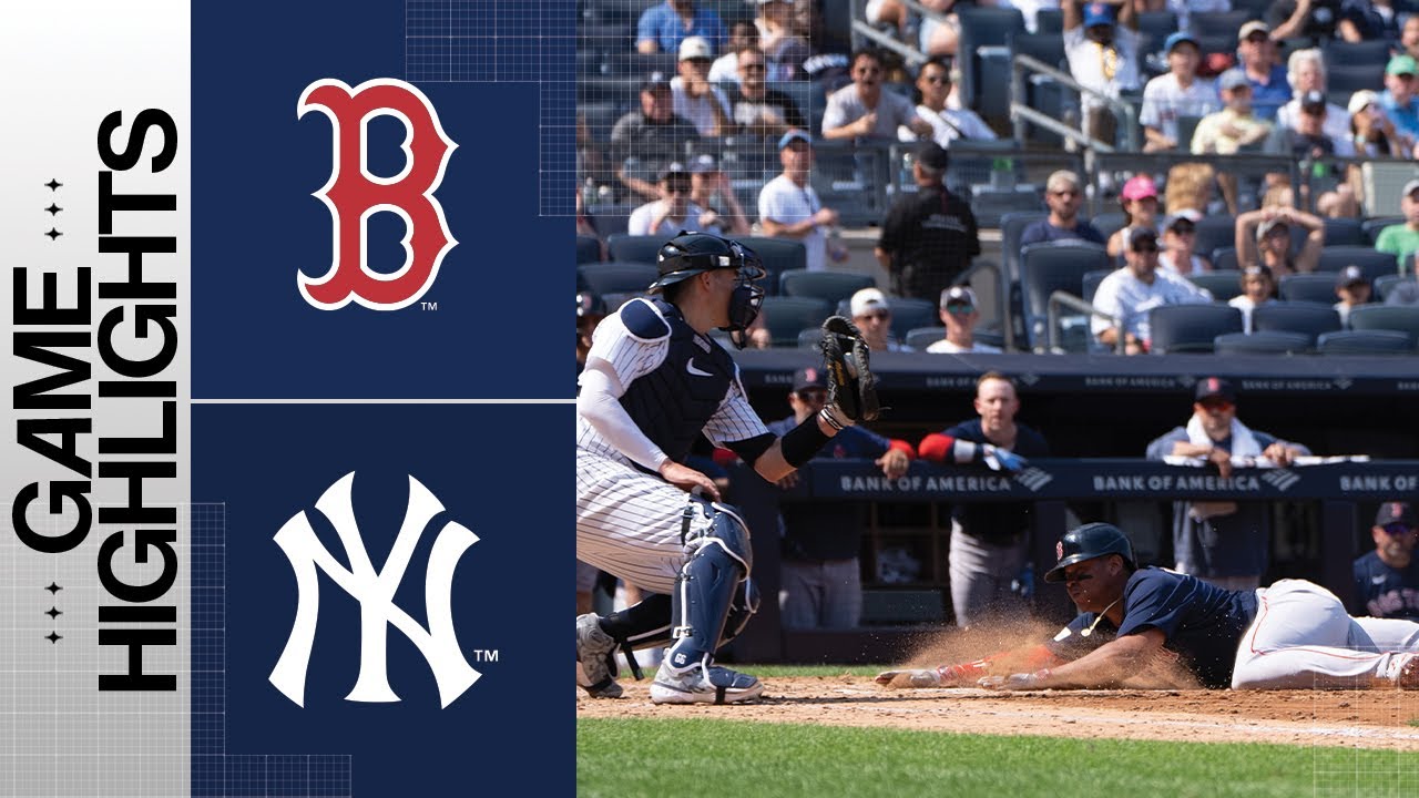 Red Sox vs. Yankees Game Highlights (8/20/23)