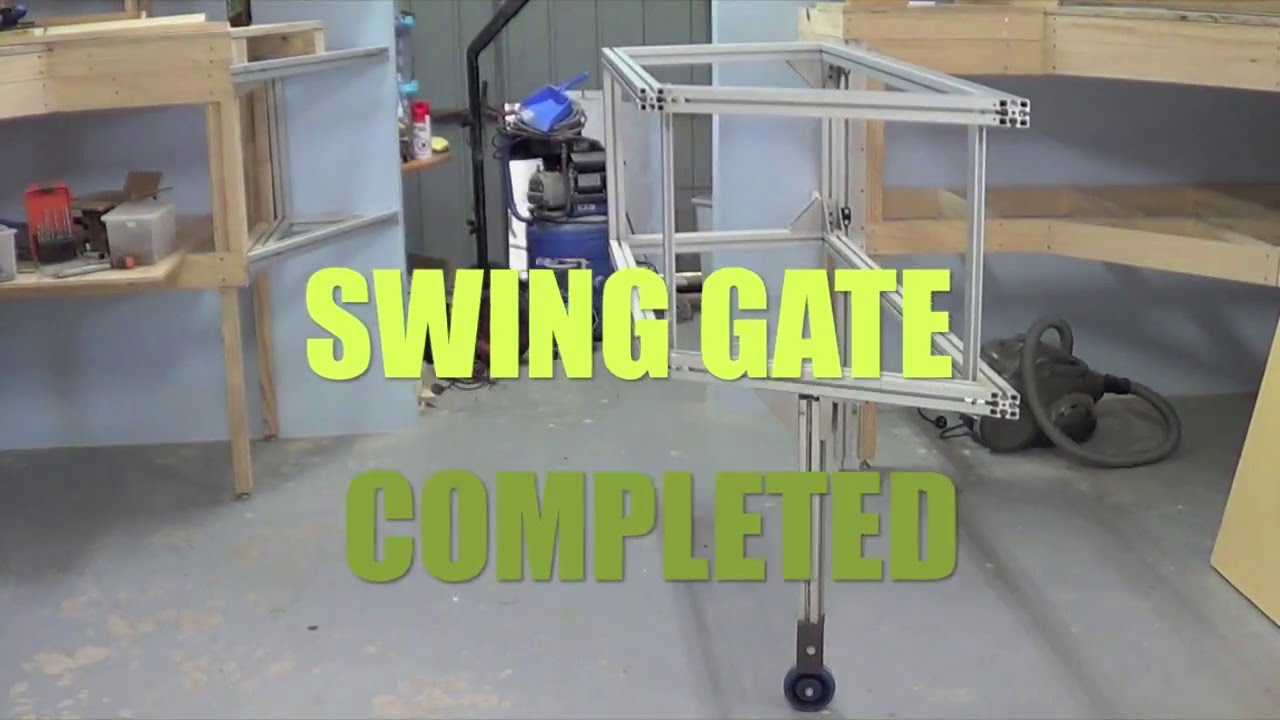 Swing Gate Completed " Model Trains" YouTube