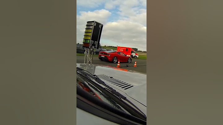 FERRARI F430 vs. Audi 80 5 Zylinder 20V TURBO! 😱🤯 #shorts