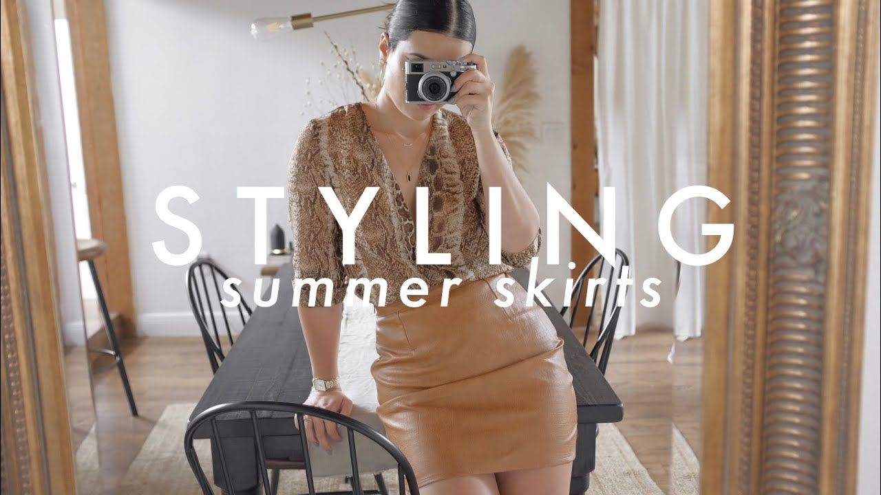 Trying On & Styling Every Summer Skirt That I Own | Gemary