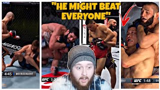 MMA GURU watches every Khamzat Chimaev KO and Sub 🔥
