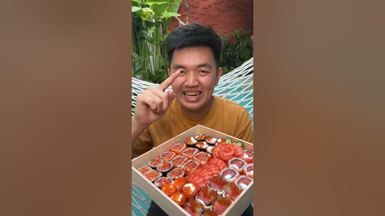 COBAIN PHILADELPHIA SUSHI ENAK GAK SIH??‼️ #trending #kulinerfood #food #foodie #viralvideos