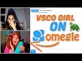 Going On OMEGLE as a VSCO Girl!