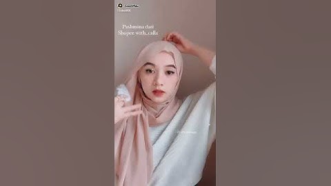 TUTORIAL PASHMINA SIMPLE PAKAI MASKER #hijabtrend #pashminasimple #hijabsimpel #hijaberscantik