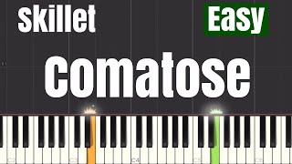 Skillet - Comatose Piano Tutorial | Easy