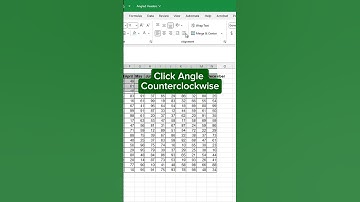 Angled Headers in Excel‼️ #excel