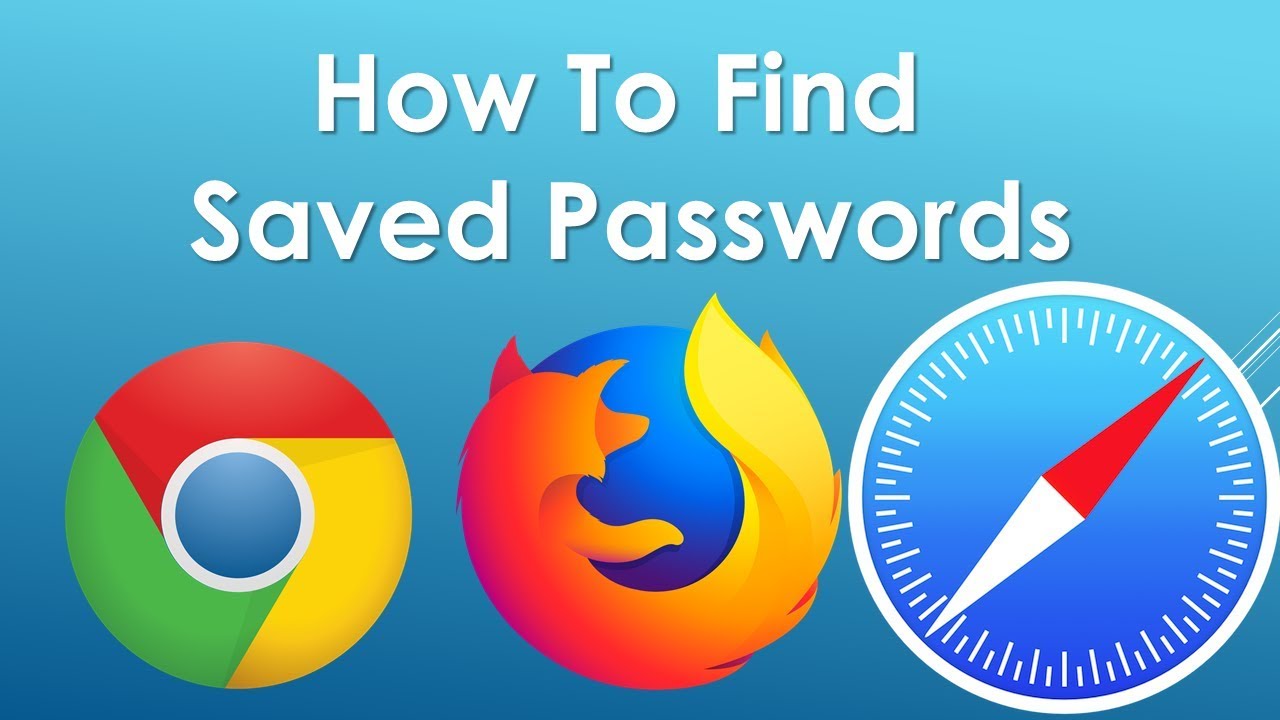 finding saved passwords on mac