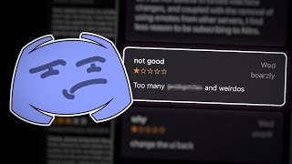 Reading Terrible Reviews of Discord...