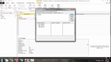 Restrict Field input using validation rule in MS Access
