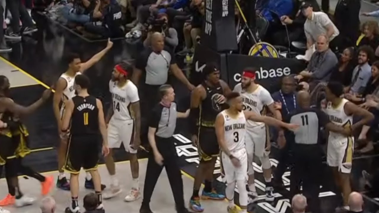 DRAYMOND FIGHTS BRANDON INGRAM & KICKS HERB JONES IN FACE! CURRY HOLDS