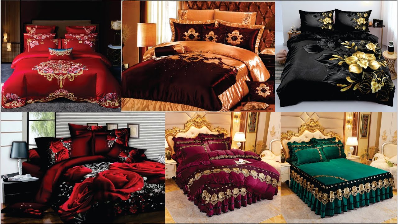 Wedding Bedsheet Set Luxury 2024 Bedding Bed Skirt Home Textile