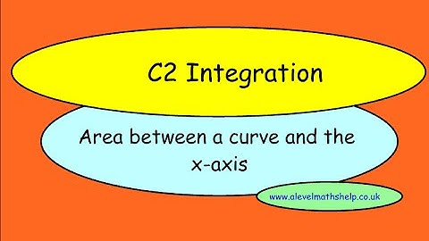 C2 Area under a curve - Integration -A2 - alevelmathshelp