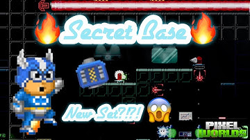 SECRET BASE RUNS with FRIENDS! | Pixel Worlds