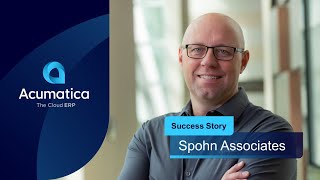 Spohn Associates - Connected disparate business systems with Acumatica ERP