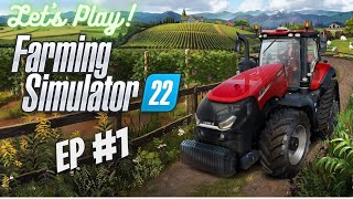 THE FIRST DAY!! | Farming Simulator 22 | Let's Play | EP 1