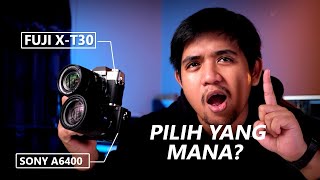 KAMERA MIRRORLESS MANA YANG TERBAIK ?!?!? | Fujifilm XT30 Vs Sony a6400