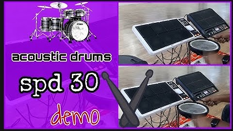 Rolland SPD 30 OCTAPAD II acoustic drum kits II practice II Sandeep gella