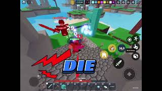 Playing Bedwars
