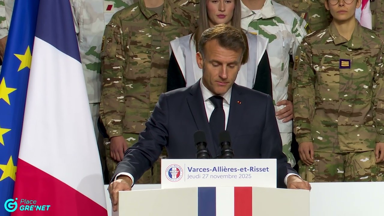 Emmanuel Macron officialise le nouveau service national militaire volontaire à Varces