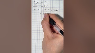 To find: The ratio of the width to the perimeter of the swimming pool.The length and ... | Plainmath