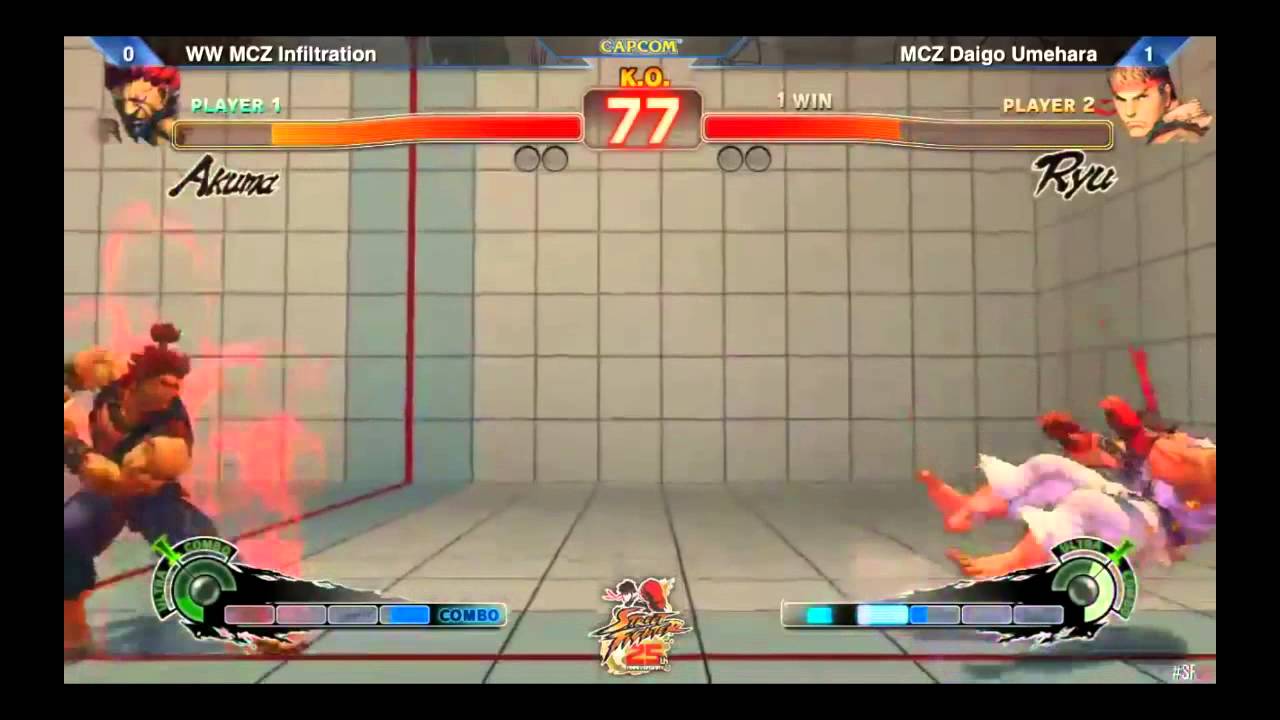 Street Fighter 25th Anniv Tournament SSF4 V2012 Winner Finals WW MCZ 