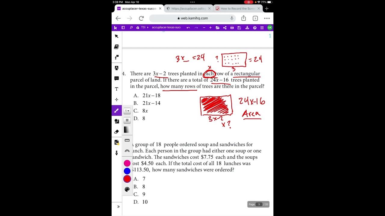 Tsia2 geometric and spatial reasoning practice questions youtube