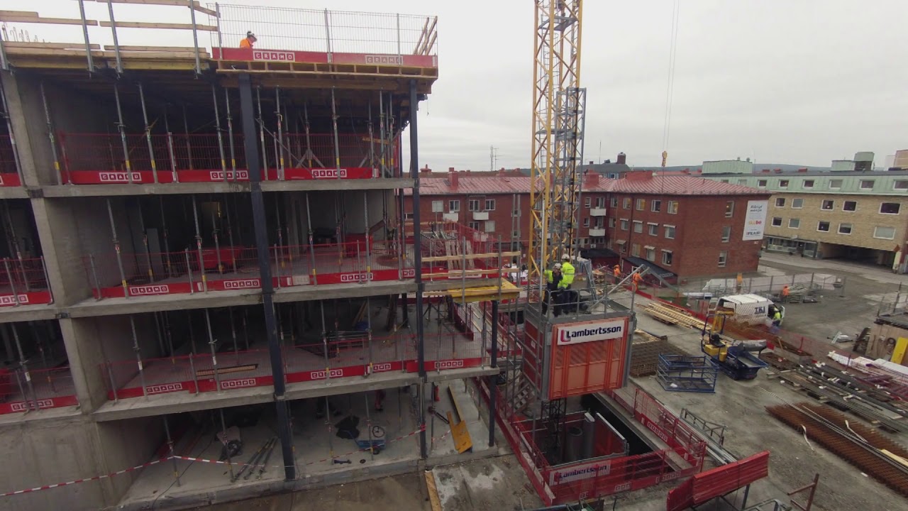 Construction Hoist Installation YouTube