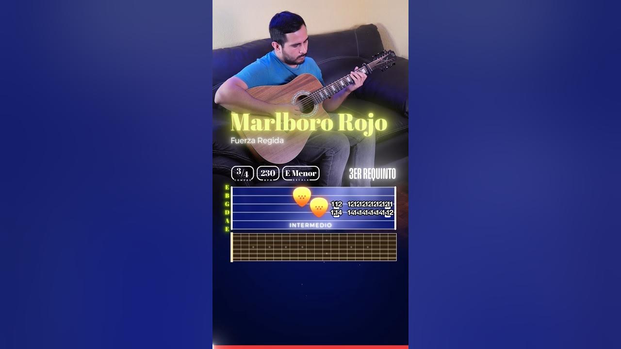 Marlboro Rojo Último Requinto Tutorial Tabs #regionalmexicano Marlboro Rojo Último Requinto Tutorial Tabs #regionalmexicano