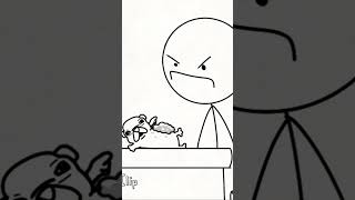 WASH MA BELLY 😤 #shorts #pibble #washmybelly #flipaclip #animation