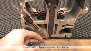 152.1120 - Coffret d'alésoirs 3 en 1 pour puits de bougies de préchauffage