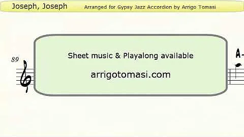 Joseph Joseph - Gypsy Jazz Accordion Sheet music