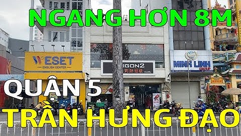 Bán nhà mặt tiền QUẬN 5 đường TRẦN HƯNG ĐẠO, P1 - Mã sp: SK1707