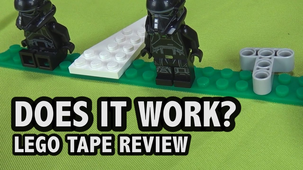 Flexible & Adhesive LEGO TAPE Could Be Useful for Makers / DIY