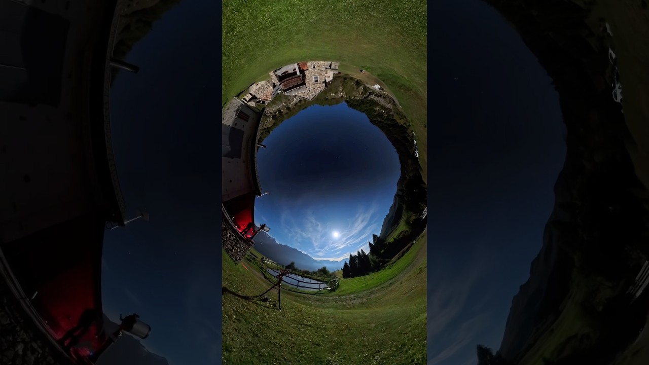 Total lunar eclipse in Switzerland