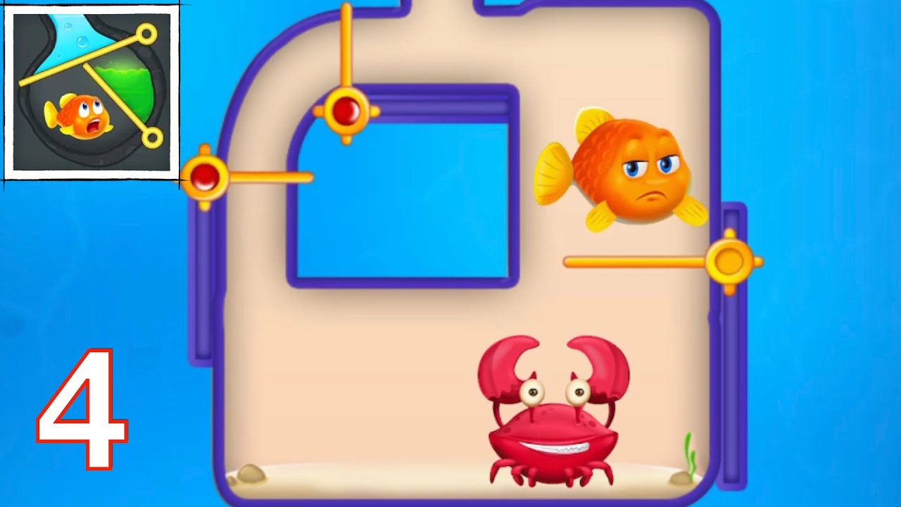Save the Fish - Pull The Pin gameplay  HD All Levels  31-40