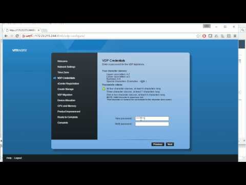How to implement install vSphere Data Protection 6 VMware VDP