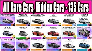 Forza Horizon 6 All Rare Cars, Hidden Cars - 135 Cars