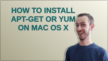 Unix: How to install apt-get or YUM on Mac OS X