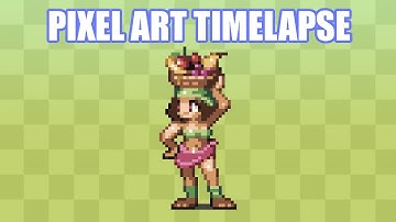 PIXEL ART TIME LAPSE #198 - Fruit Bowl