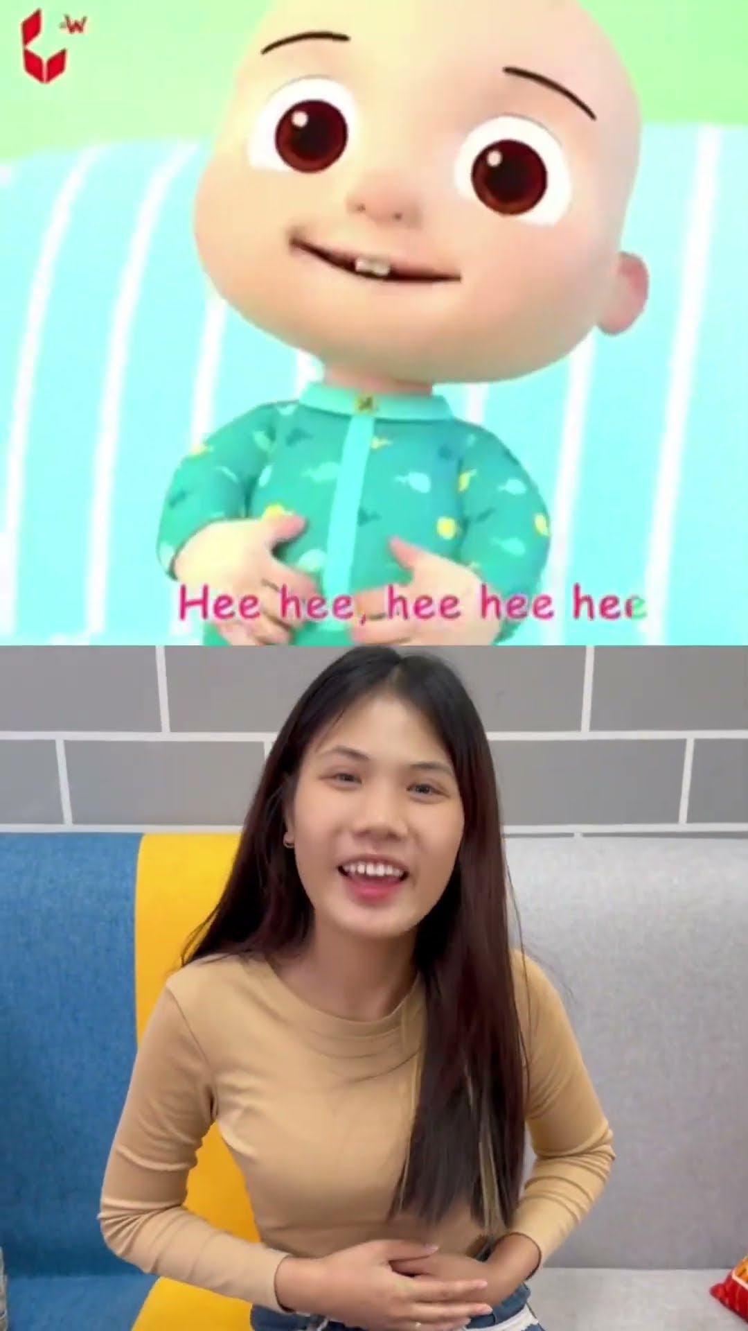 LNS - Thử thách bắt chước hoạt hình || Cocomelon cover #shorts